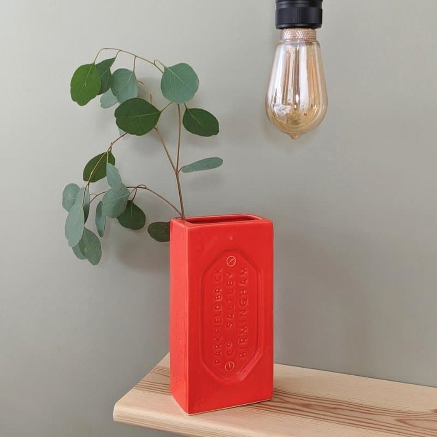 Orange Birmingham Brick Vase