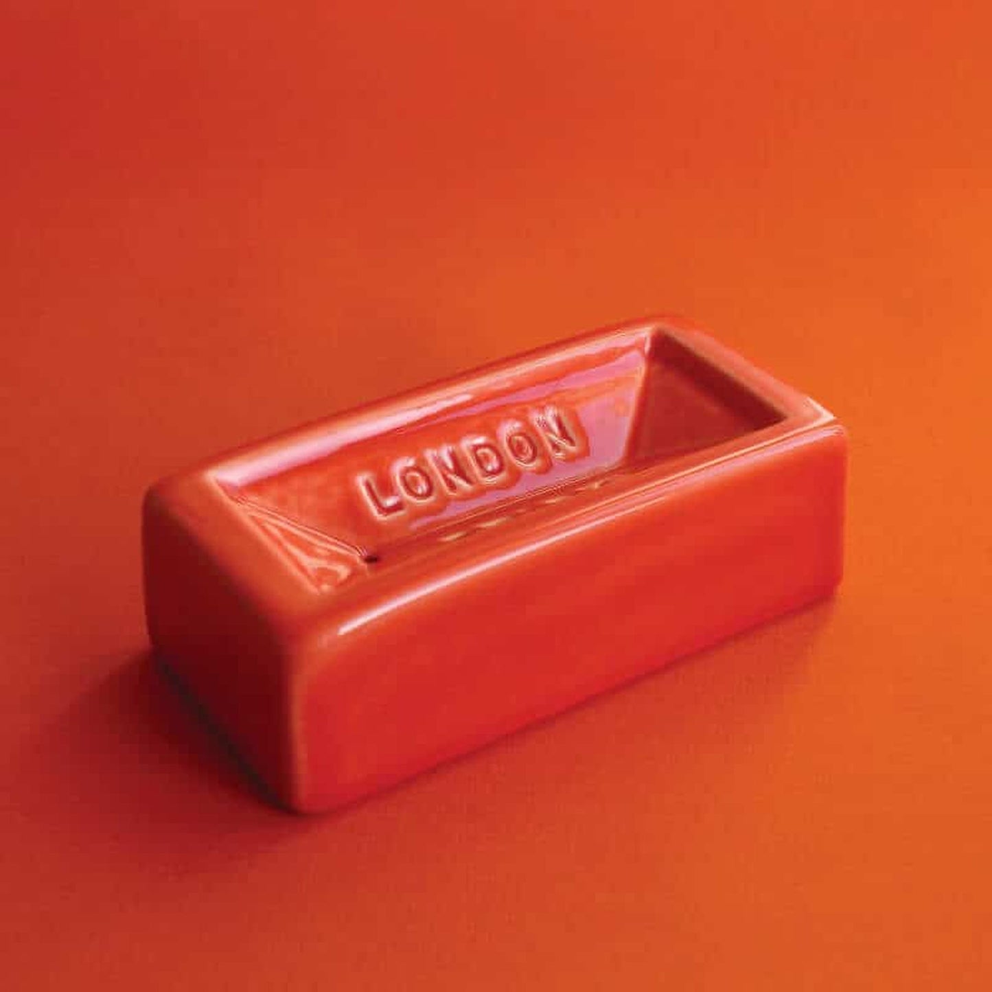 Orange London Brick Dish
