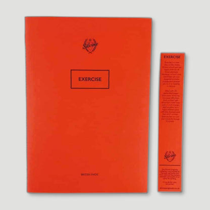 Original Red Exercise Book from Silvine Originals - British Made Stationery
