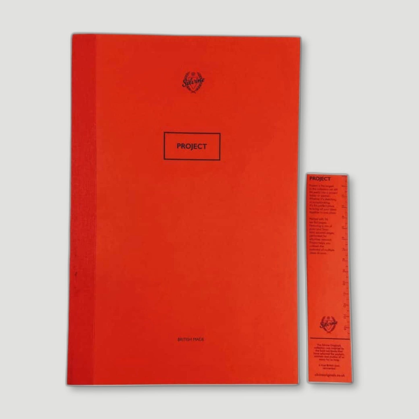 Original Red Project Book from Silvine Originals - British Made Stationery