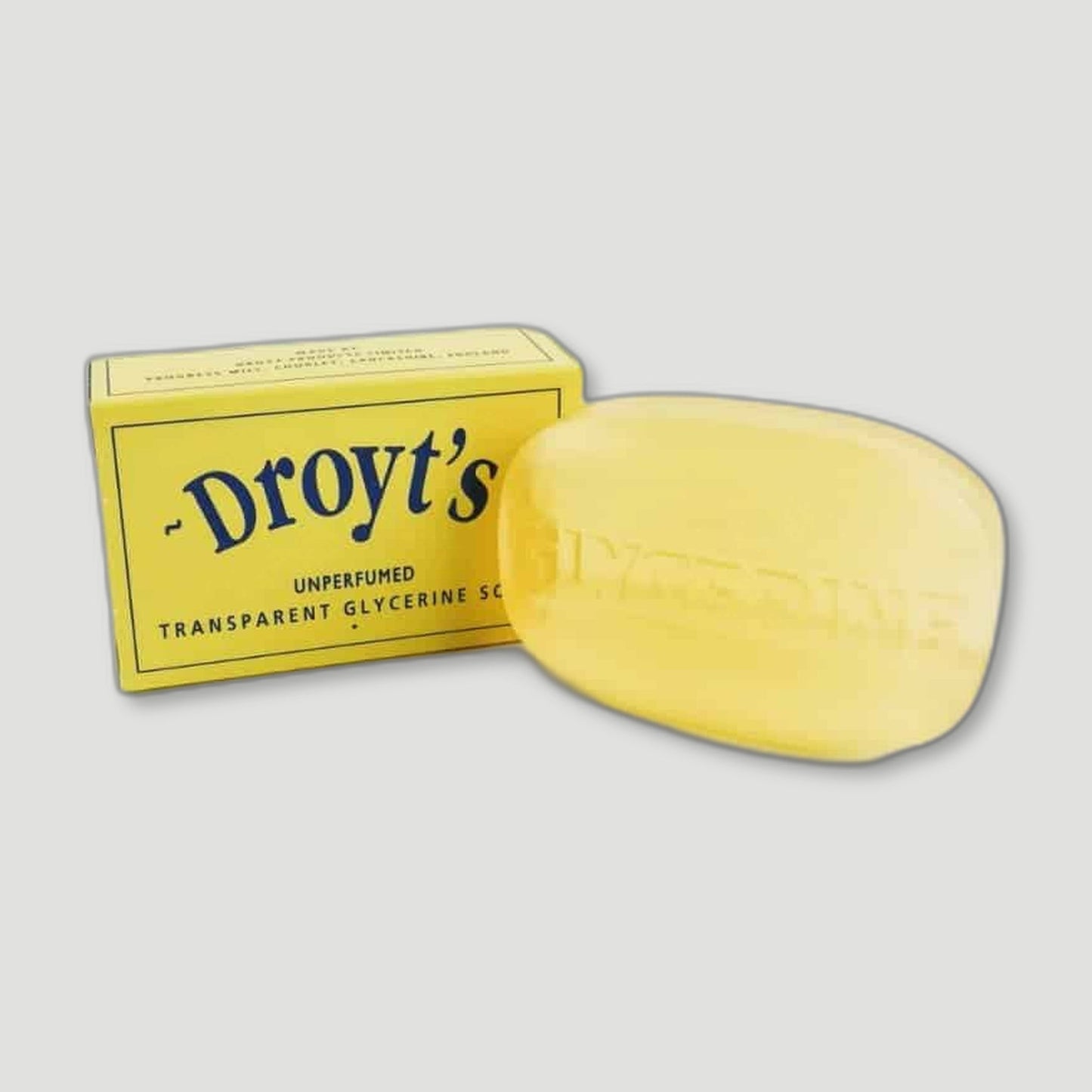 Original Unperfumed Glycerine Soap (pack of 10) from Droyt's Soap - British Made Soap
