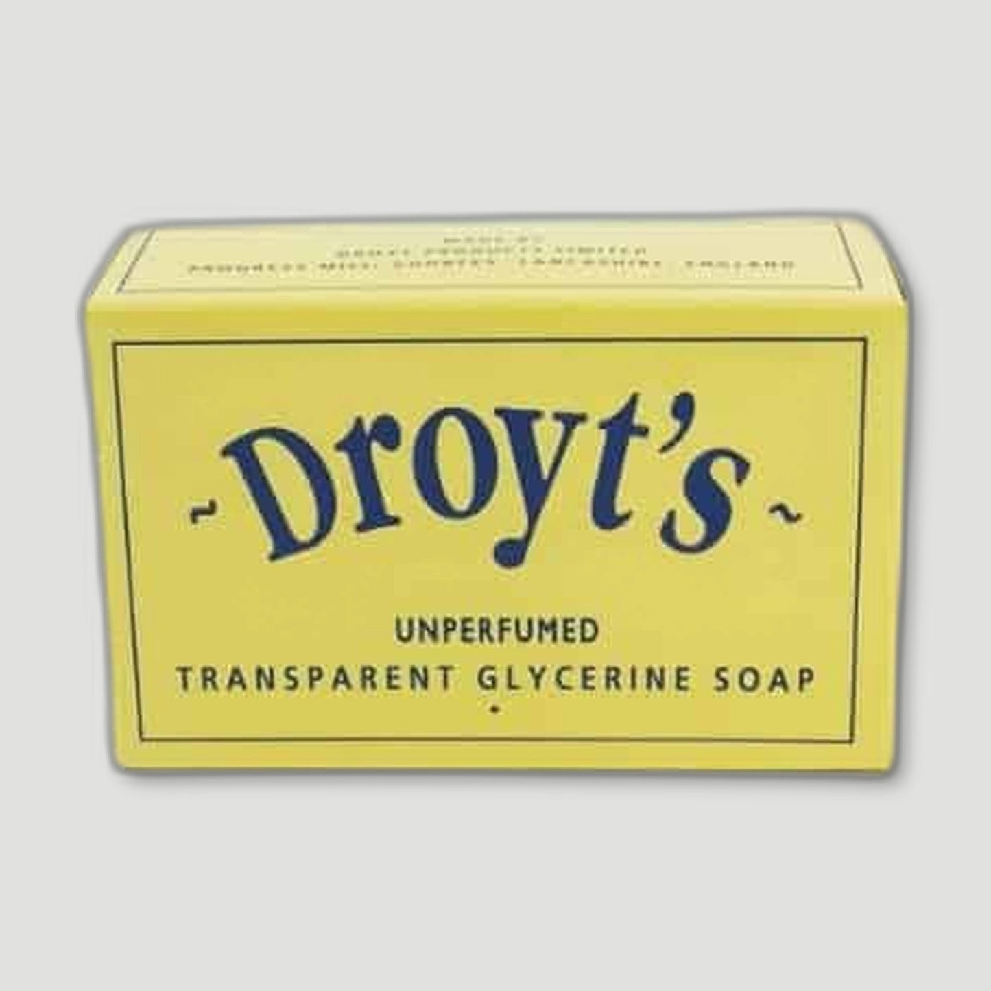 Original Unperfumed Glycerine Soap (pack of 10) from Droyt's Soap - British Made Soap
