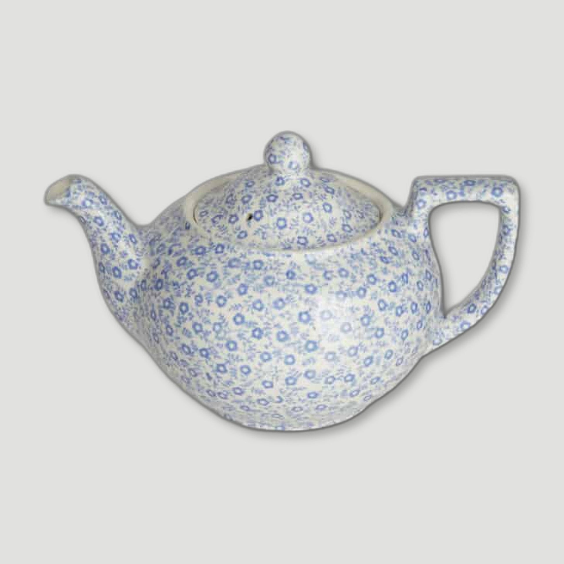 Pale Blue Felicity Teapot from Burleigh Pottery - British Made Tableware