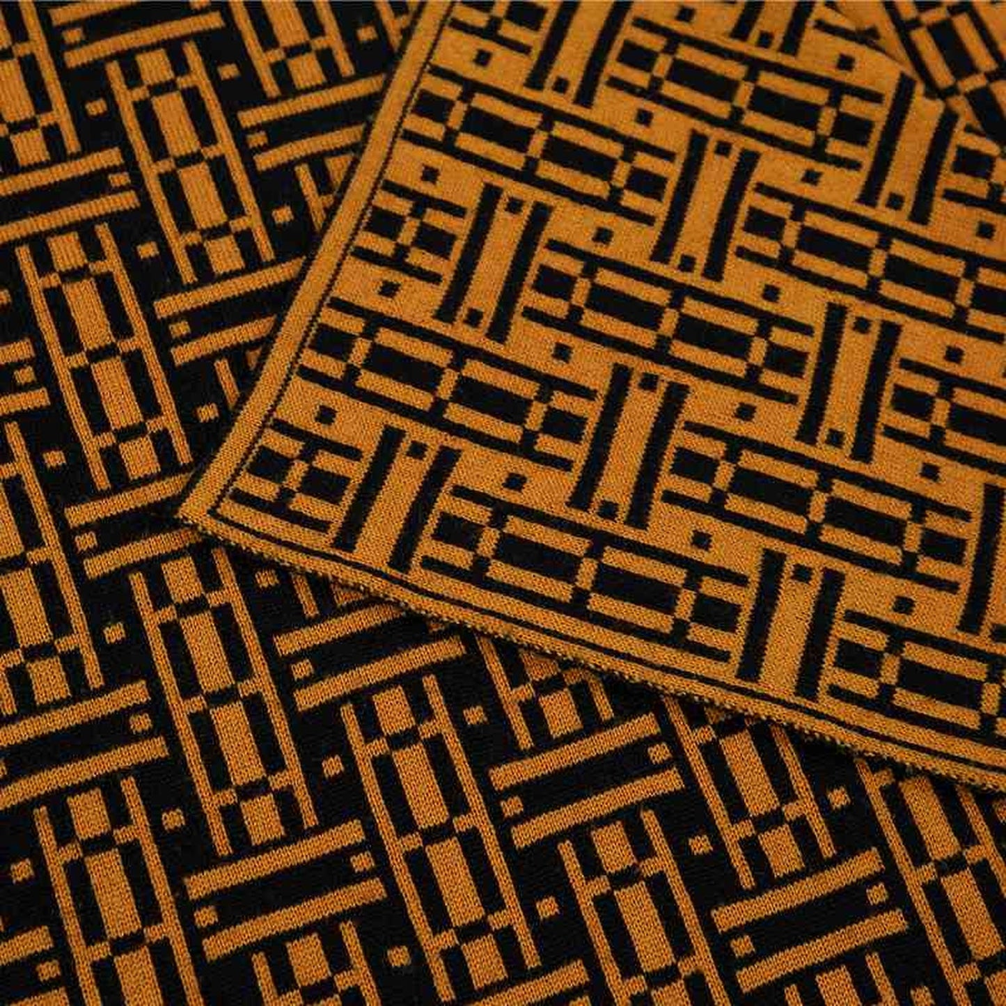 Parquet Throw Saffron