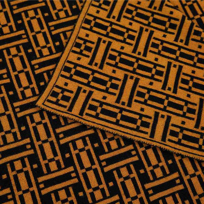 Parquet Throw Saffron