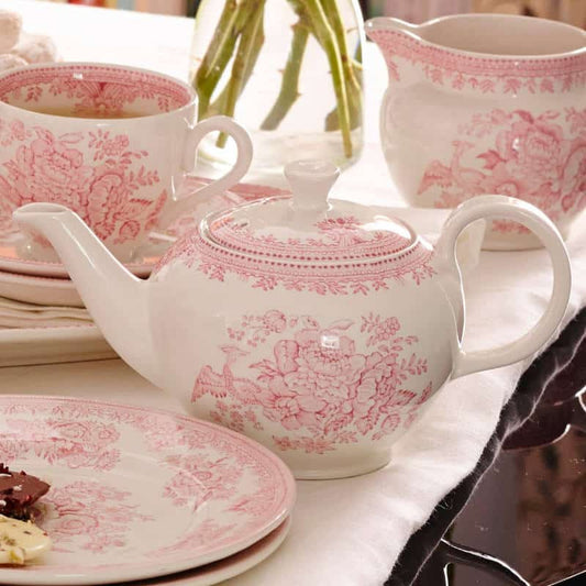 Pink Asiatic Pheasant Teapot