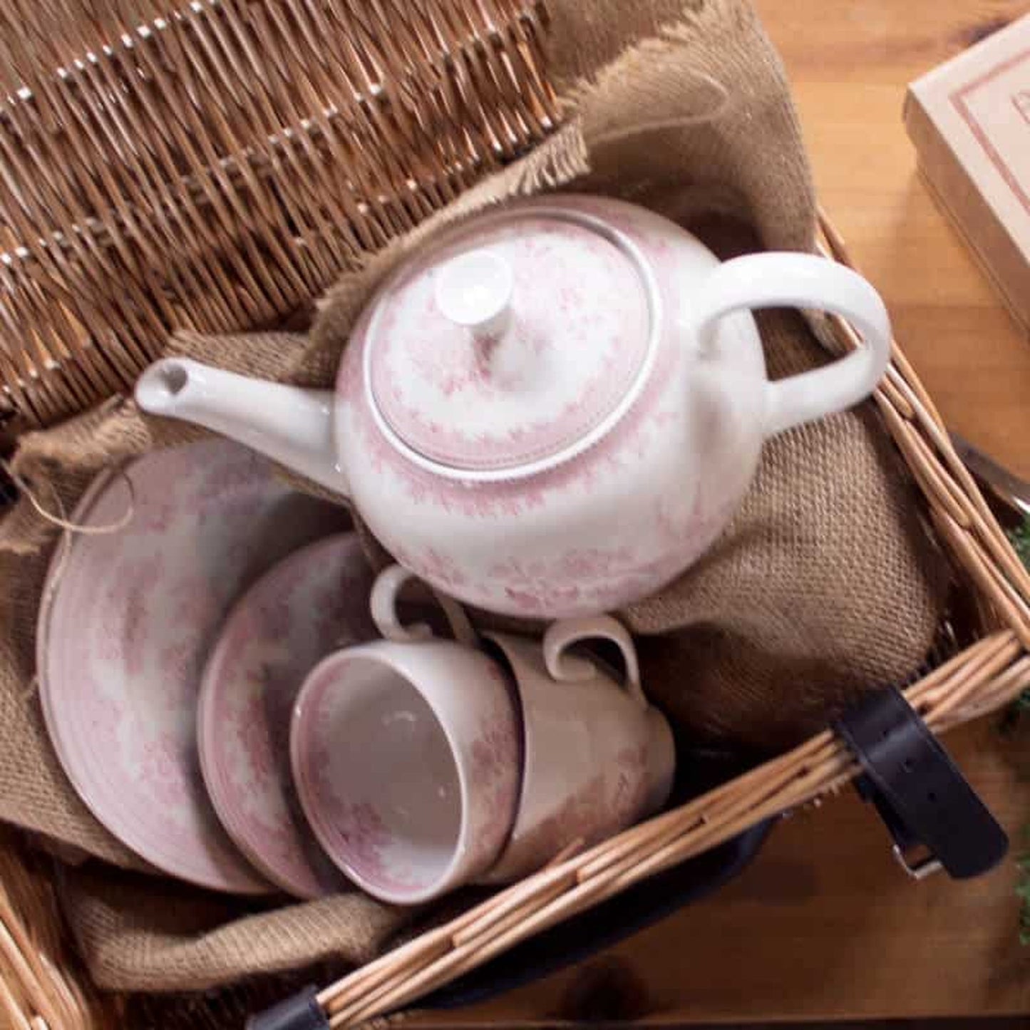 Pink Asiatic Pheasant Teapot