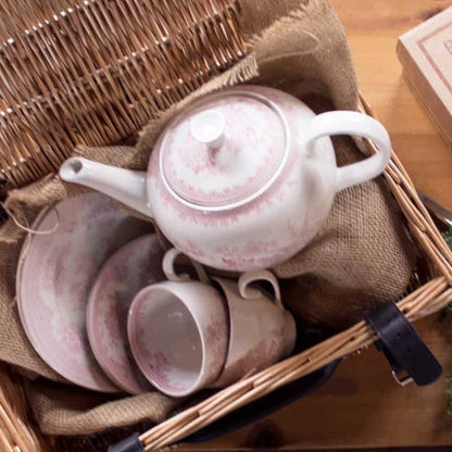 Pink Asiatic Pheasant Teapot