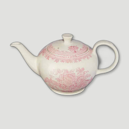 Pink Asiatic Pheasant Teapot from Burleigh Pottery - British Made Tableware