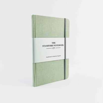 Pistachio Woven Cloth Notebook