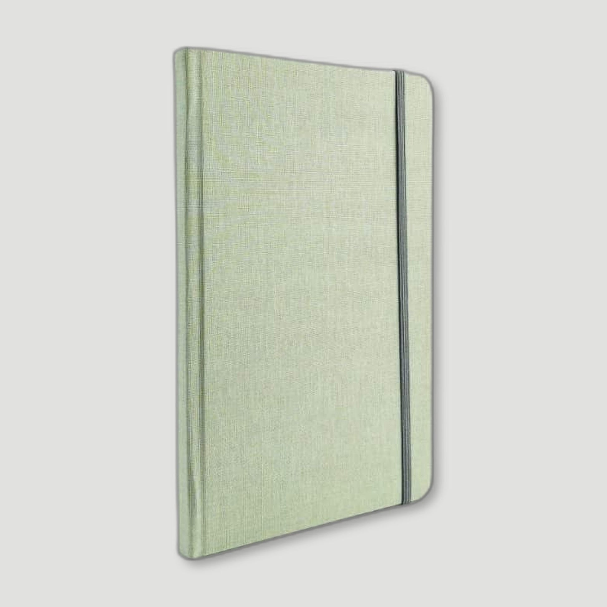 Pistachio Woven Cloth Notebook from The Stamford Notebook Co - British Made Stationery
