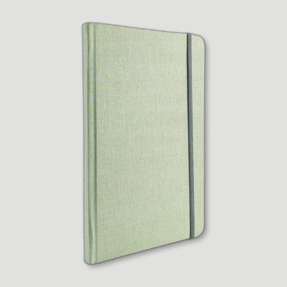 Pistachio Woven Cloth Notebook from The Stamford Notebook Co - British Made Stationery