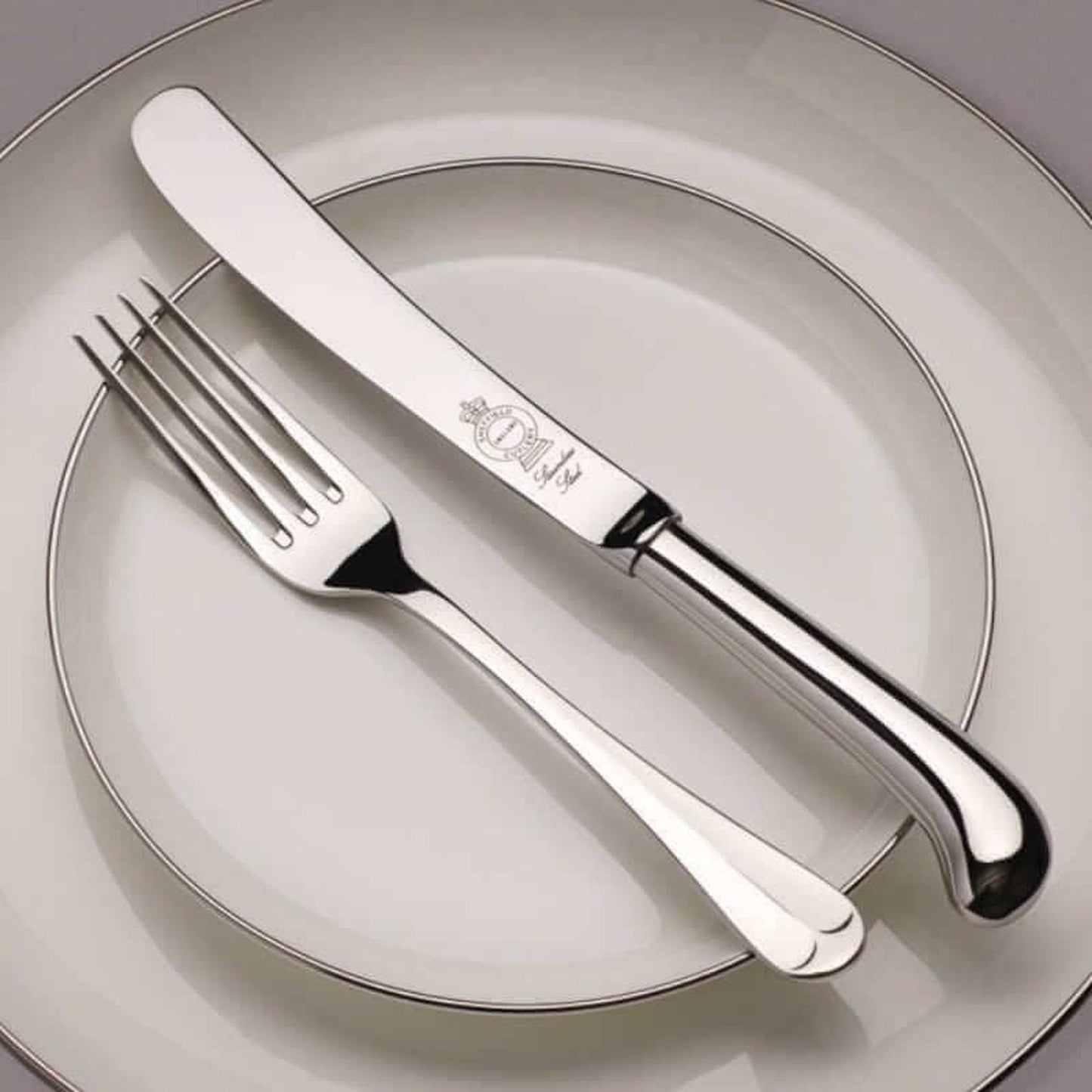 Pistol Rattail Silver Plated Flatware