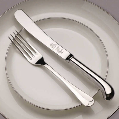Pistol Rattail Silver Plated Flatware