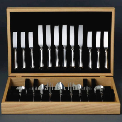 Pistol Rattail Silver Plated Flatware