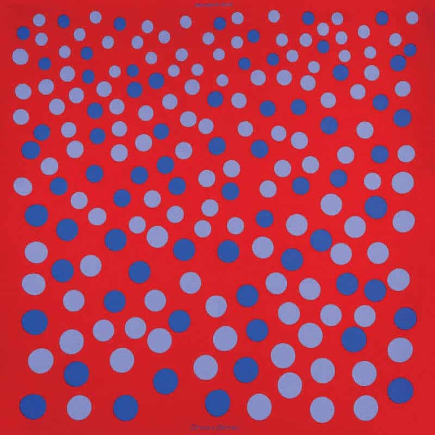 Planetarium Silk Pocket Square - Red & Blue