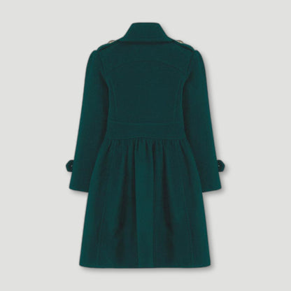 Racing Green Westminster Cashmere Girls Dress Coat from Brittanical London - British Made Children's Coats