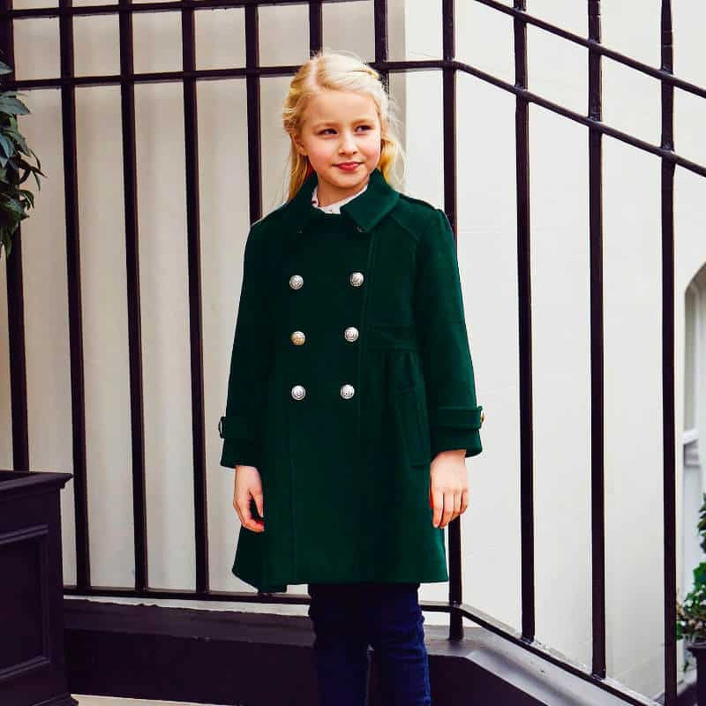 Racing Green Westminster Cashmere Girls Dress Coat