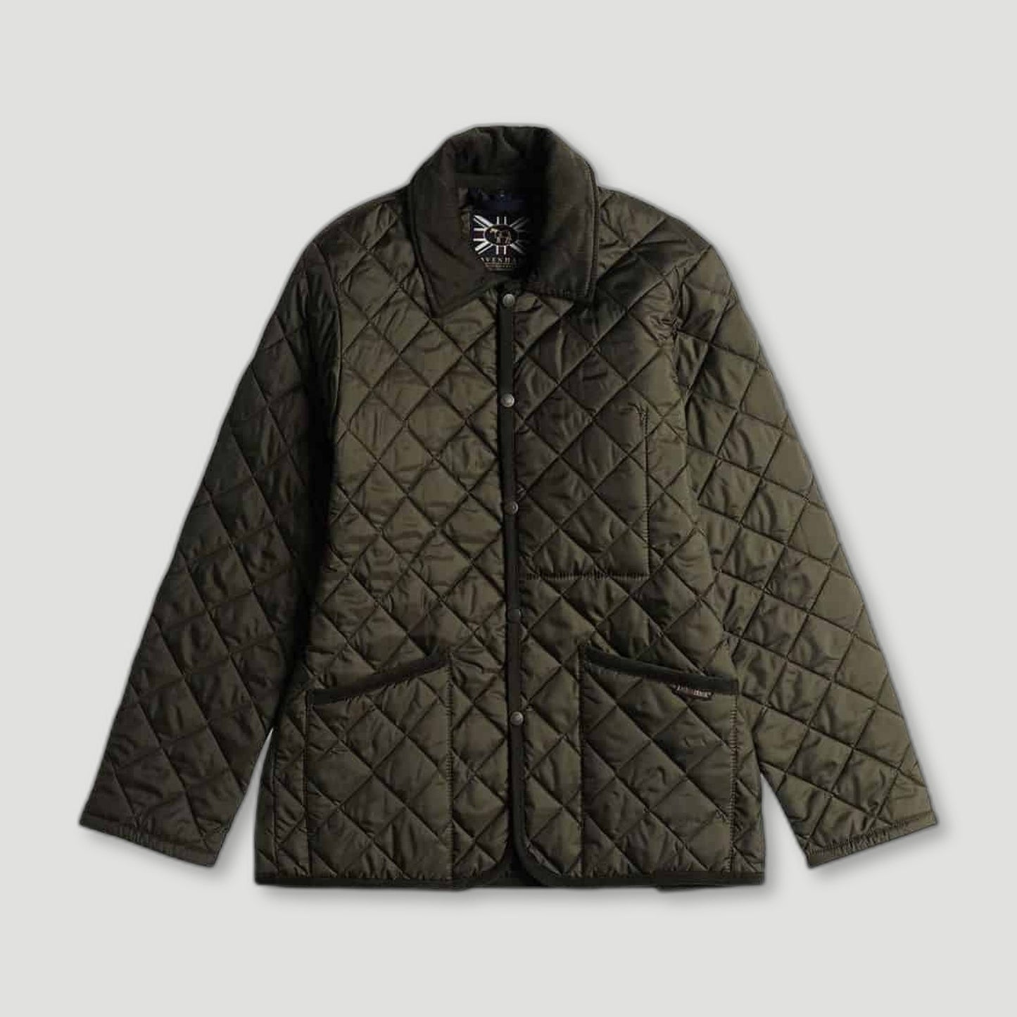 RAYDON OLIVE GREEN QUILTED JACKET