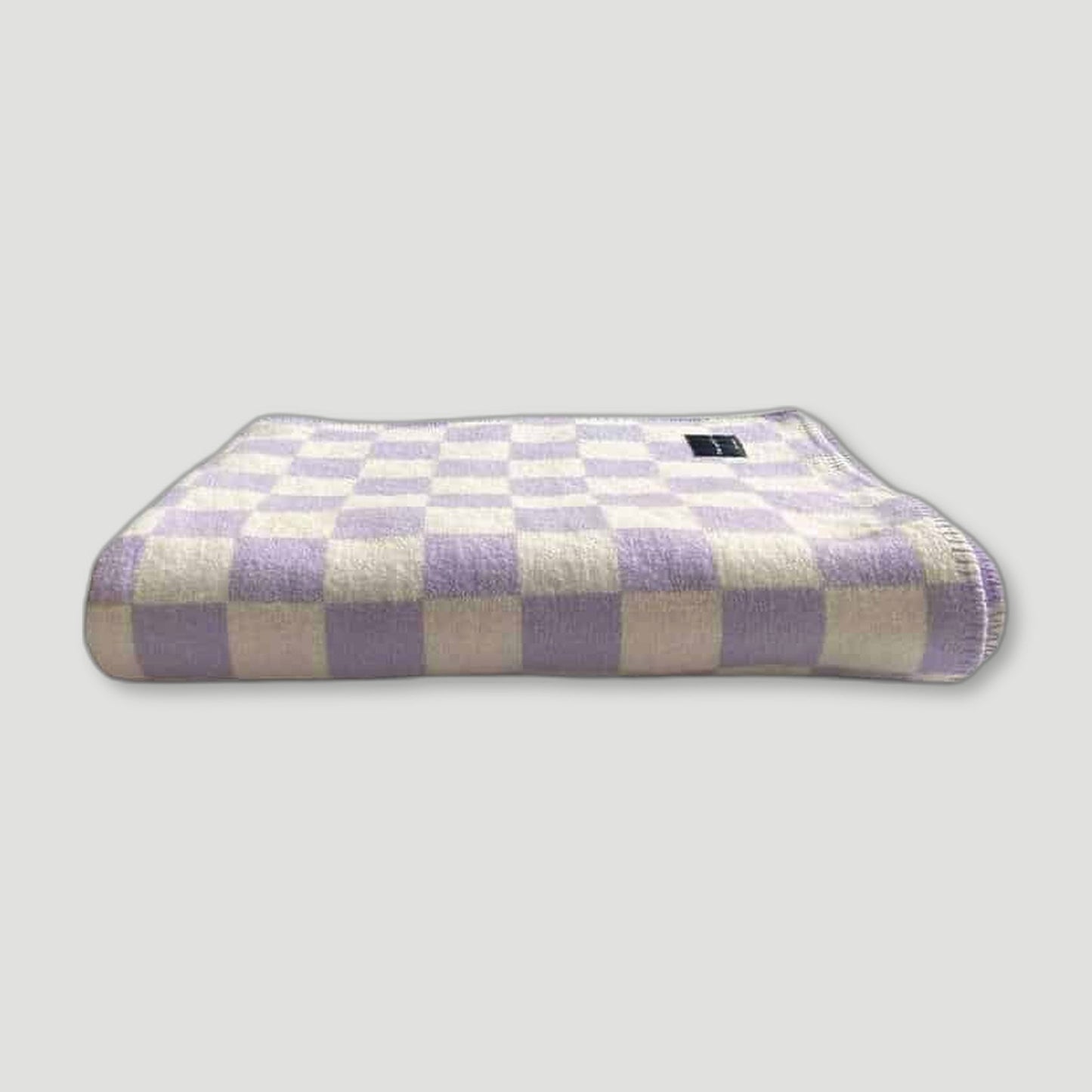 Recycled Cotton Sona Throw - Lilac from One Nine Eight Five - British Made Homeware