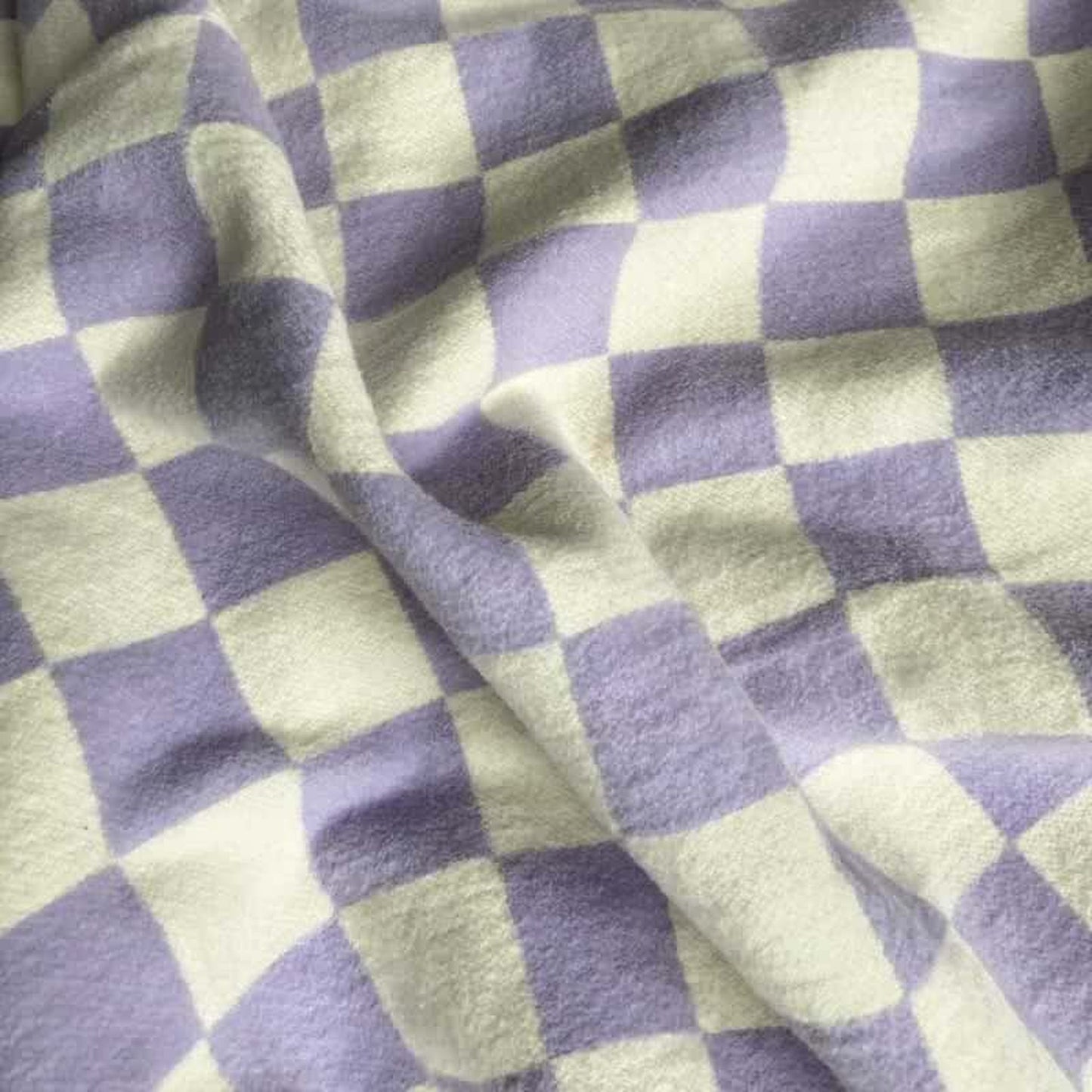 Recycled Cotton Sona Throw - Lilac
