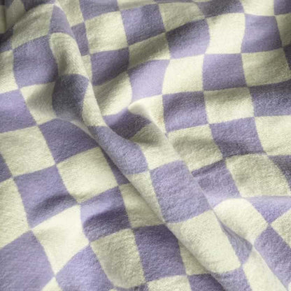 Recycled Cotton Sona Throw - Lilac