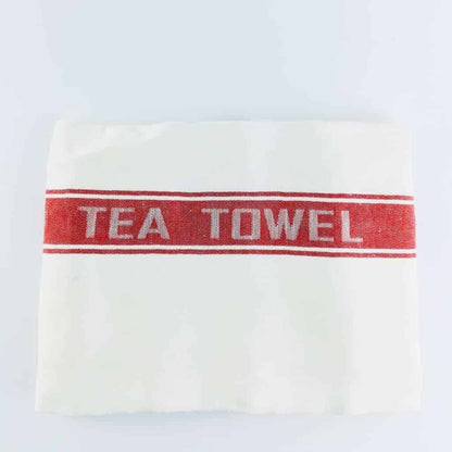 Red Striped Tea Towel