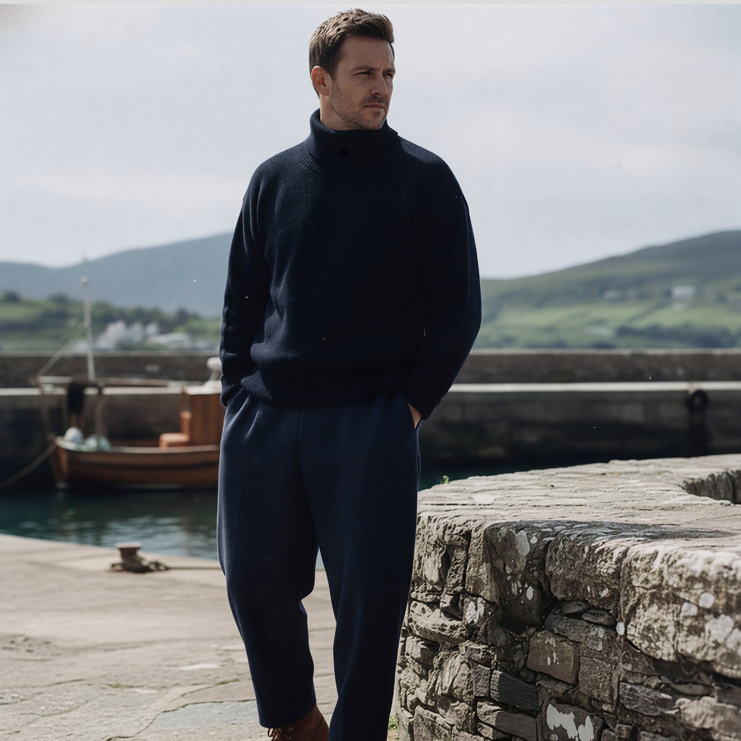 Men's Submariner Jumper - Navy