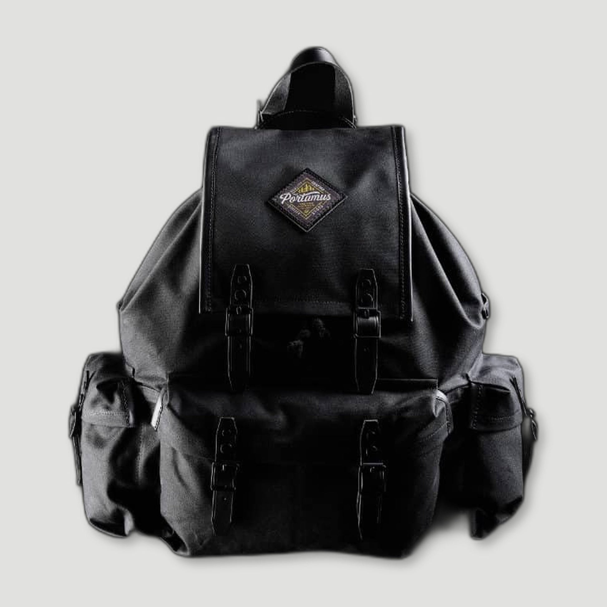 Back view of Rockness Absolute Black from Portamus - British Made Bags