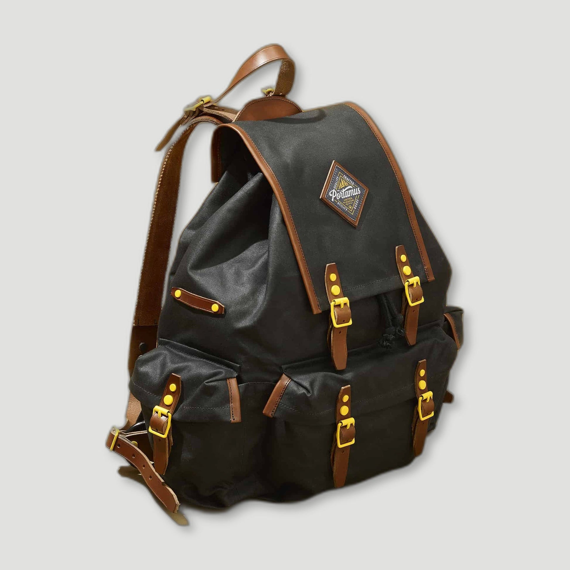 Rockness Backpack Black Marten from Portamus - British Made Bags