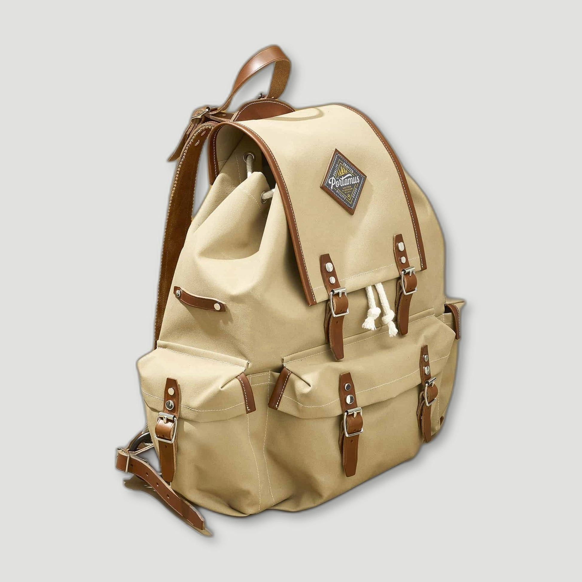 Rockness Backpack Scout Taupe from Portamus - British Made Bags