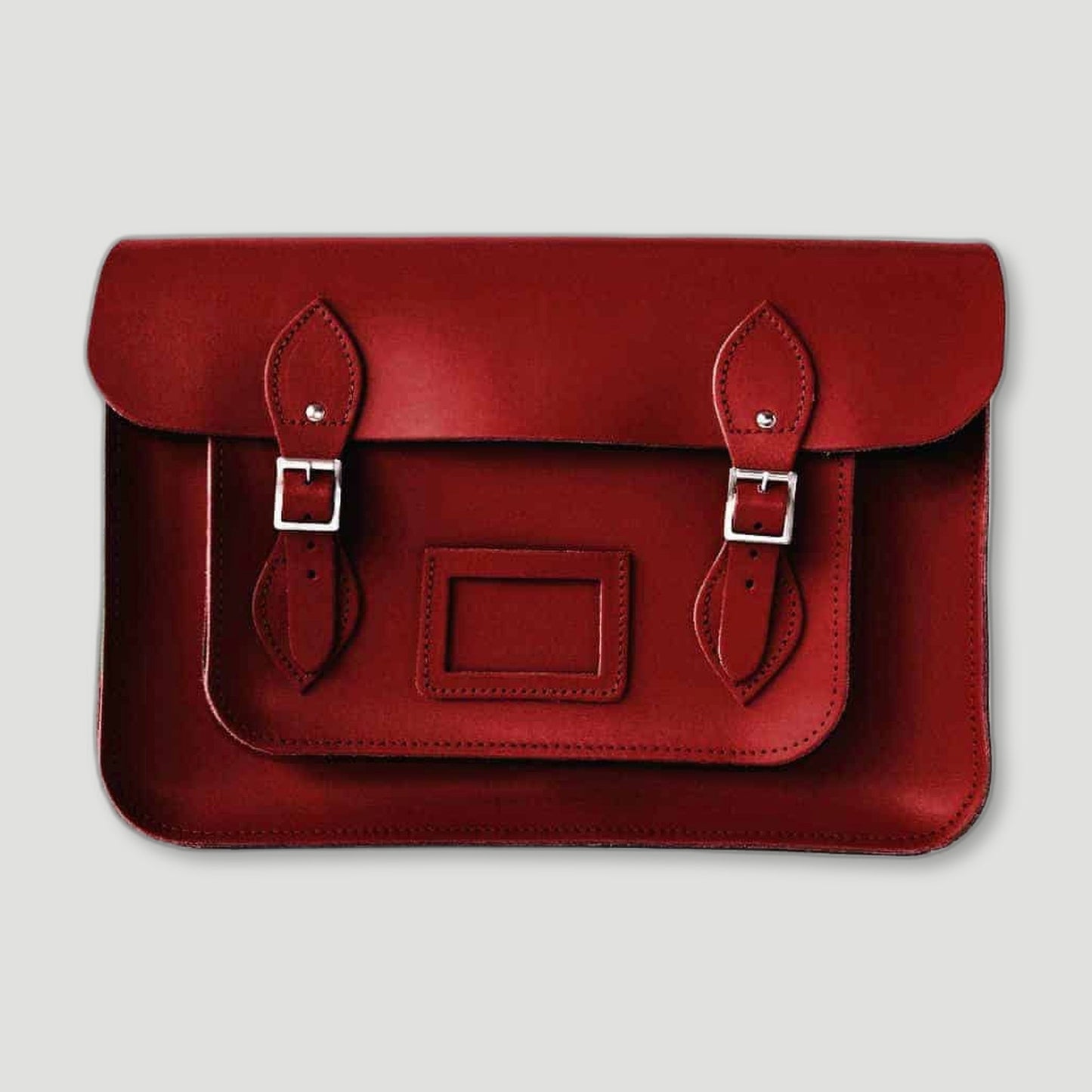 Rouge Red Leather Satchel from The Original Satchel Store - British Made Leather Satchels