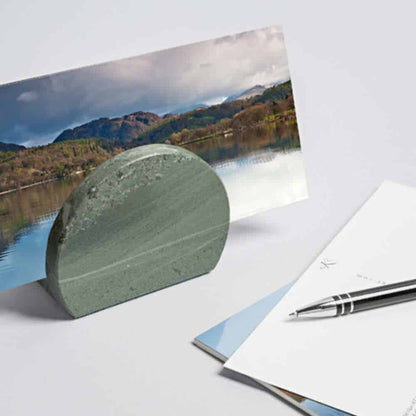 Round Slate Letter Holder