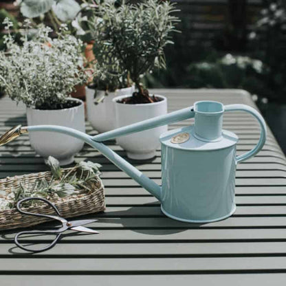 Rowley Ripple Duck Egg Blue Watering Can