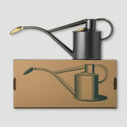 Rowley Ripple - Two Pint Graphite Watering Can from Haws Watering Cans - British Made Watering Cans