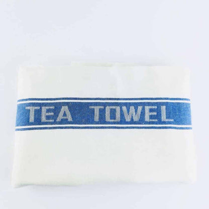 Royal Blue Striped Tea Towel
