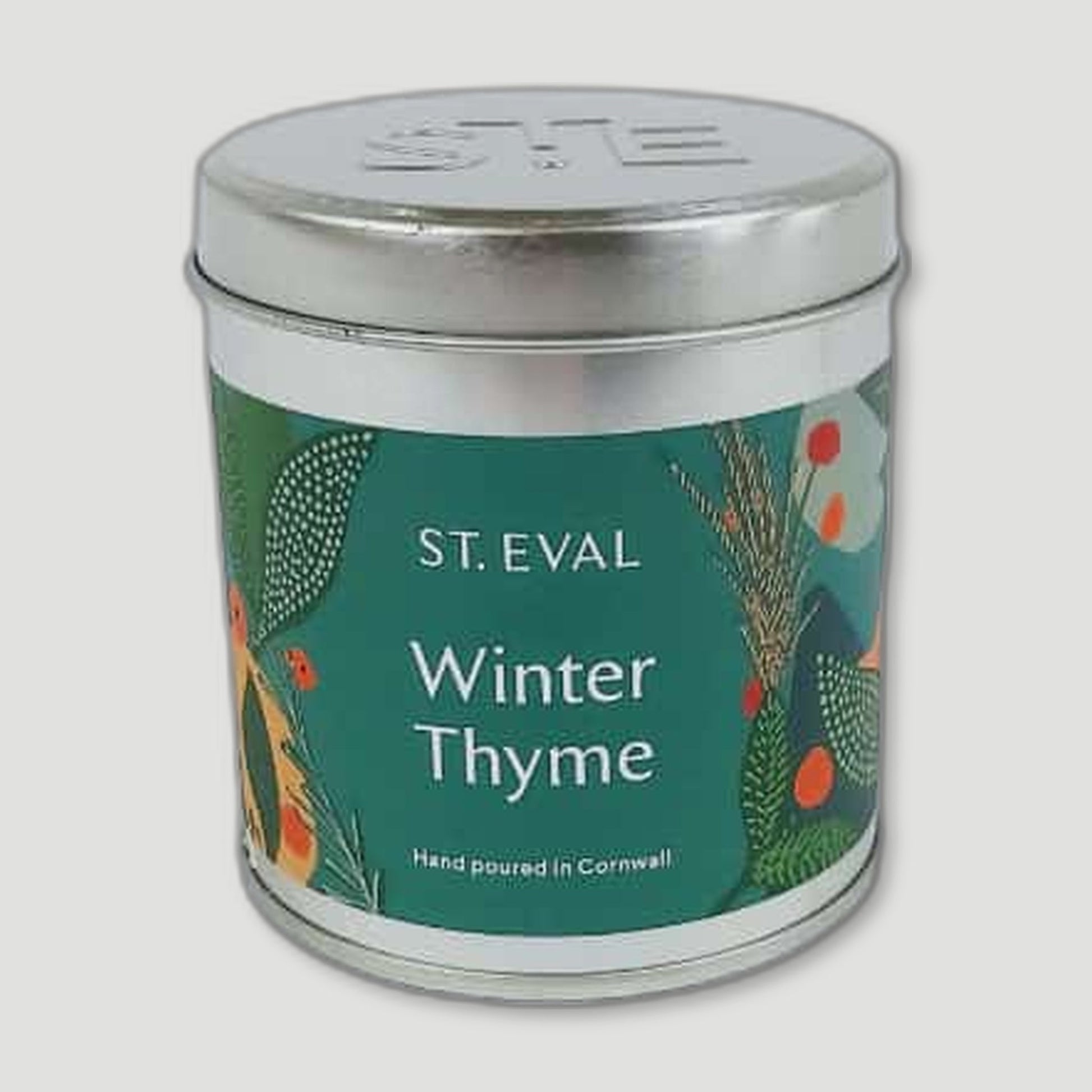 Scented Tin Candle Collection | Winter Thyme from St Eval Candles - British Made Candles