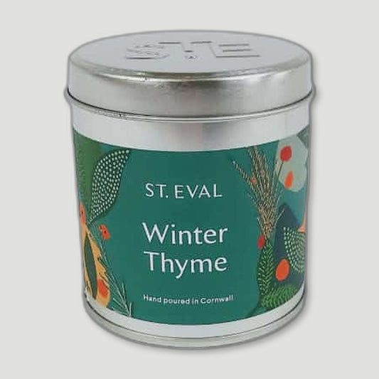 Scented Tin Candle Collection | Winter Thyme from St Eval Candles - British Made Candles