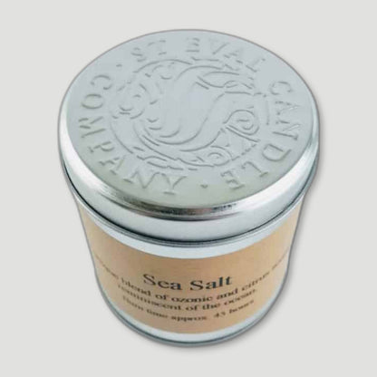 Sea Salt Tin Candle from St Eval Candles - British Made Candles
