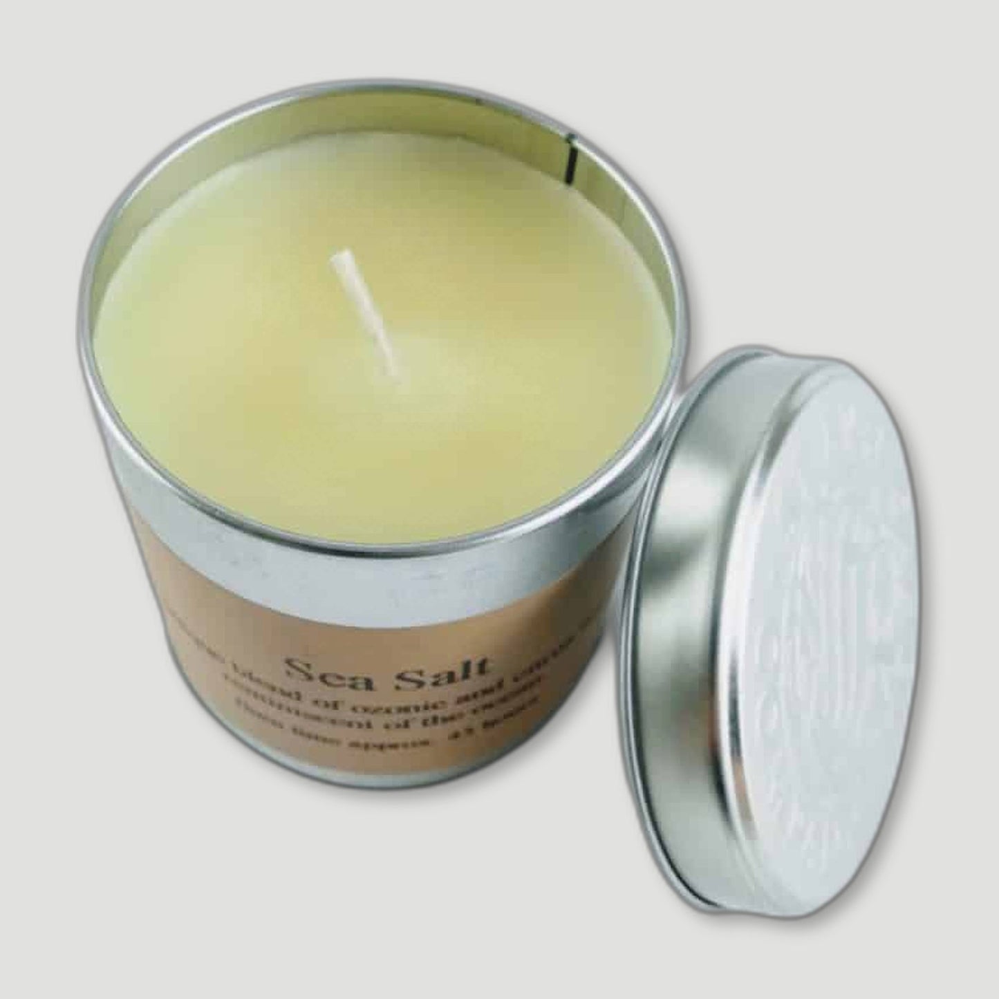 Sea Salt Tin Candle from St Eval Candles - British Made Candles