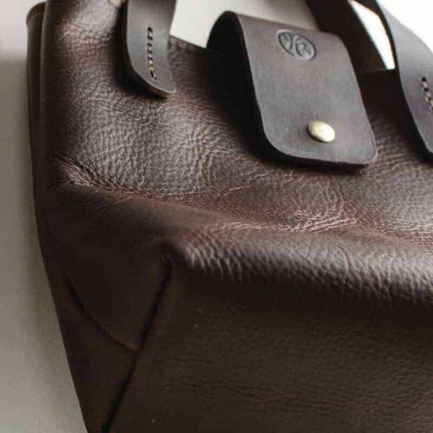 Small Brown Kodiak Leather Handbag