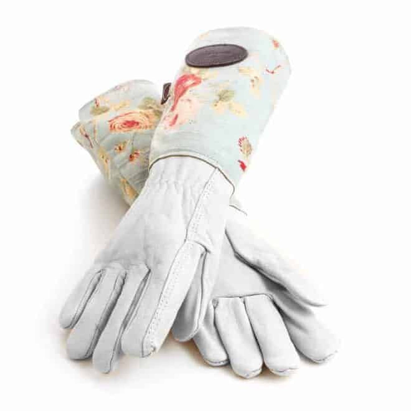 Small Floral Blue Gardening Gloves