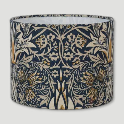 Front view of Snakeshead Cotton Lampshade 20cm from Green&Heath - British Made Homeware