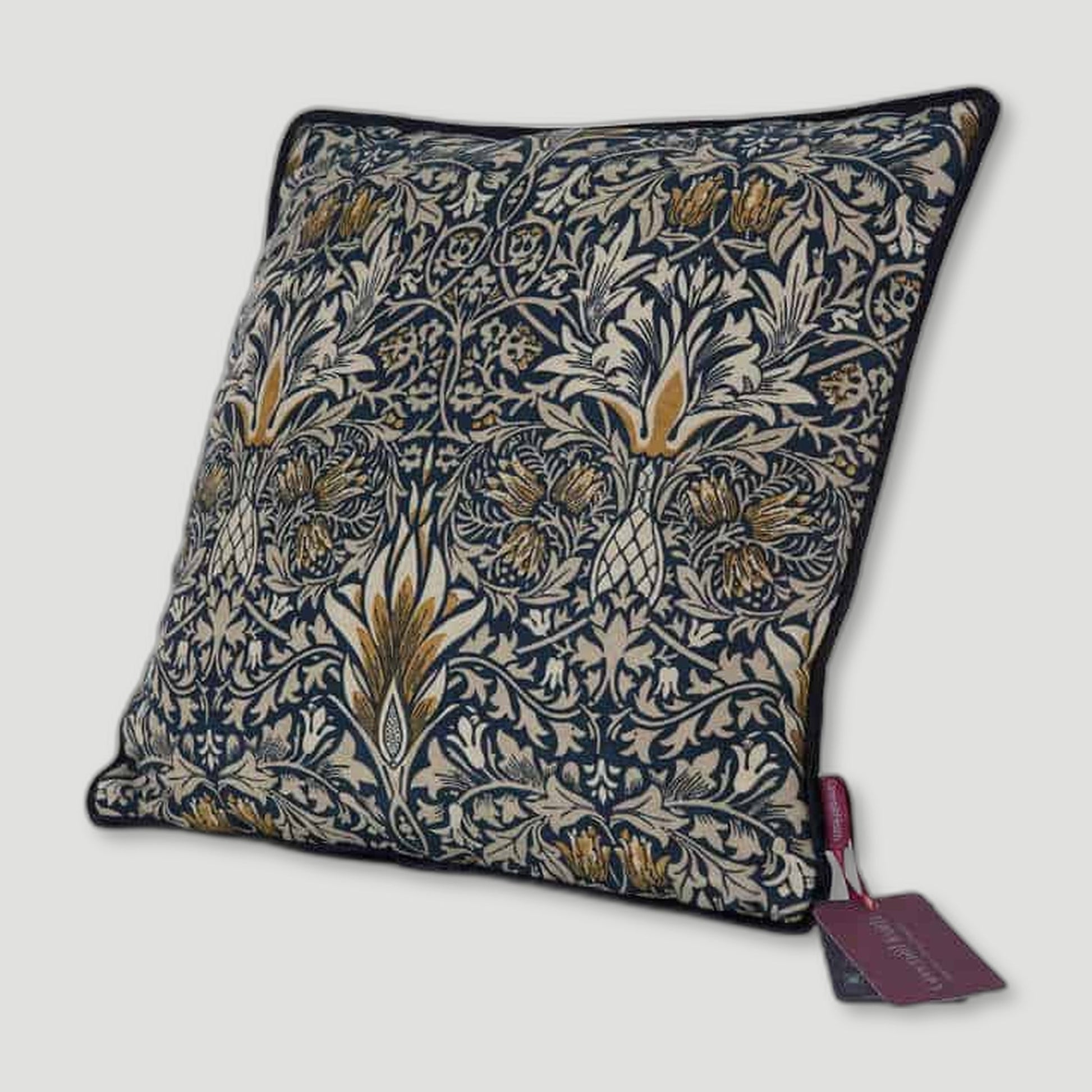 Front view of Snakeshead Cushion from Green&Heath - British Made Homeware