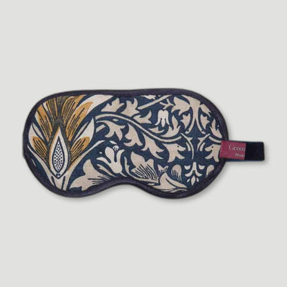 Front view of Snakeshead Eye Mask from Green&Heath - British Made Homeware