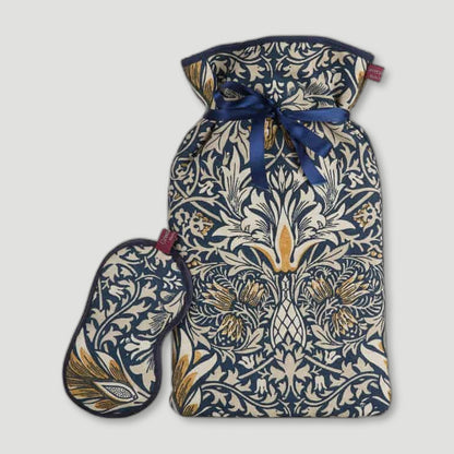 Snakeshead Eye Mask and Hot Water Bottle from Green&Heath - British Made Homeware