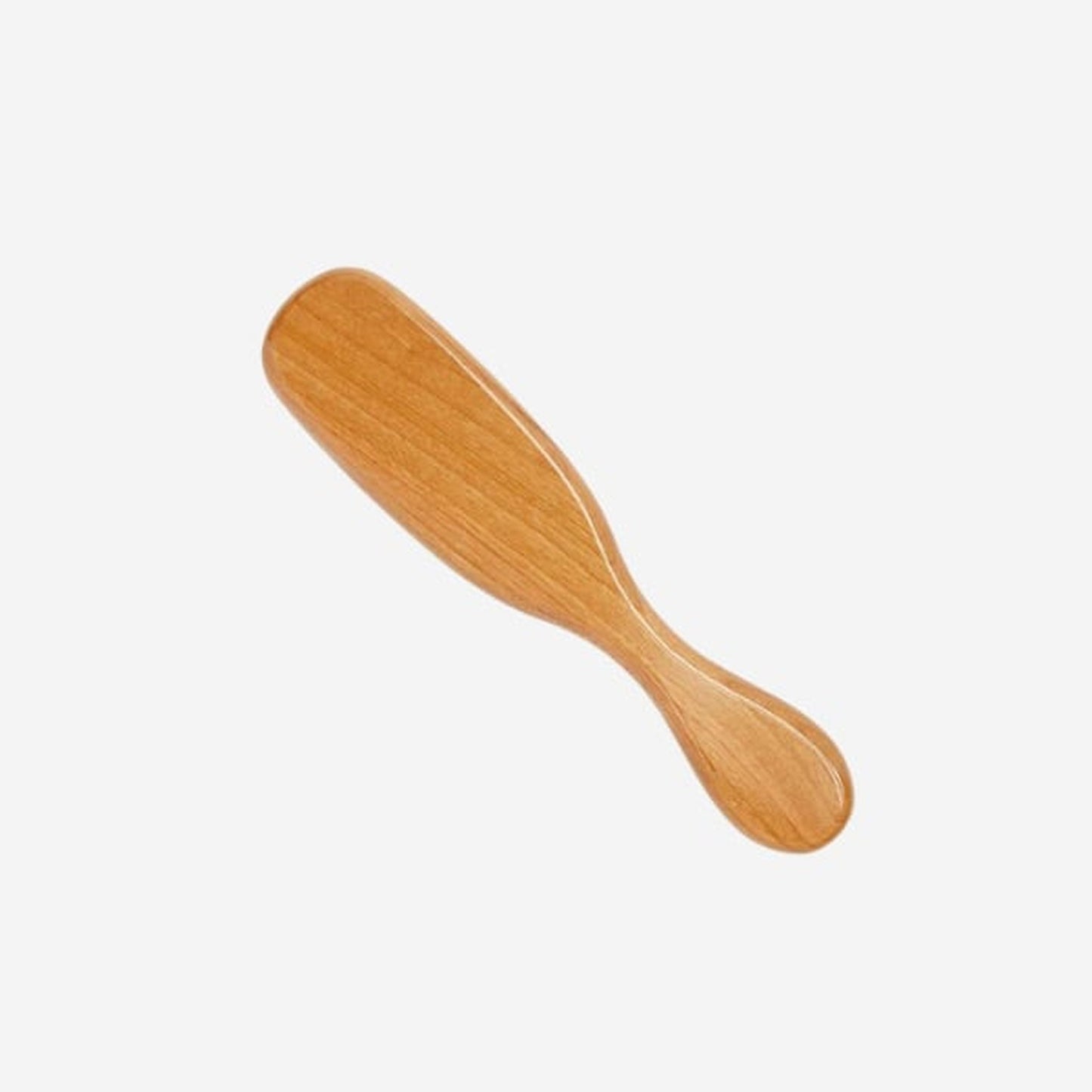 Soft Pure White Bristle Cherrywood Baby Brush