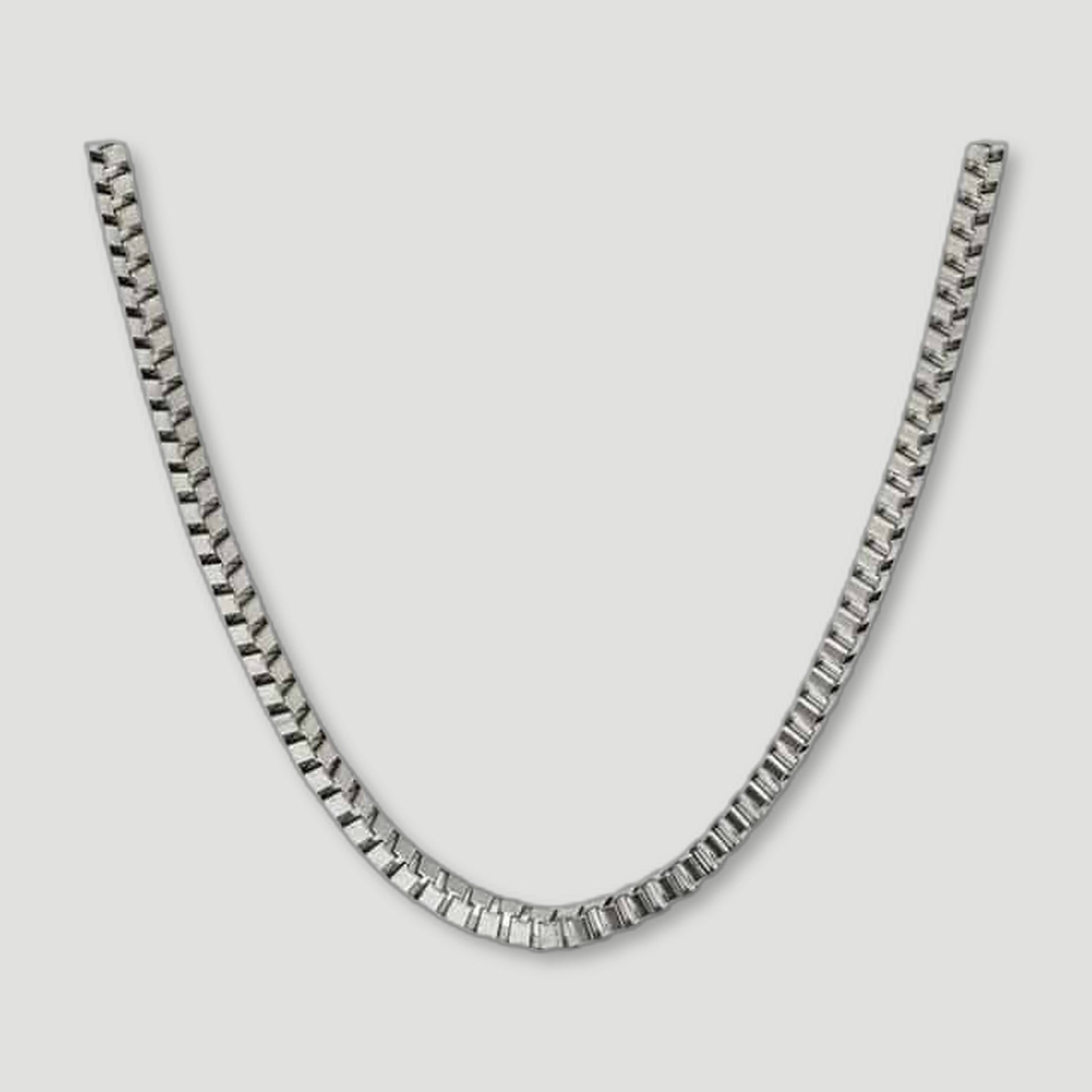 Stainless Steel Chain Necklace from Bailey of Sheffield - British Made Men'S Jewellery