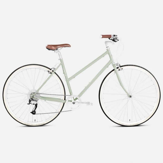 Step Through Lightweight Geared Bicycle in Slate Blue