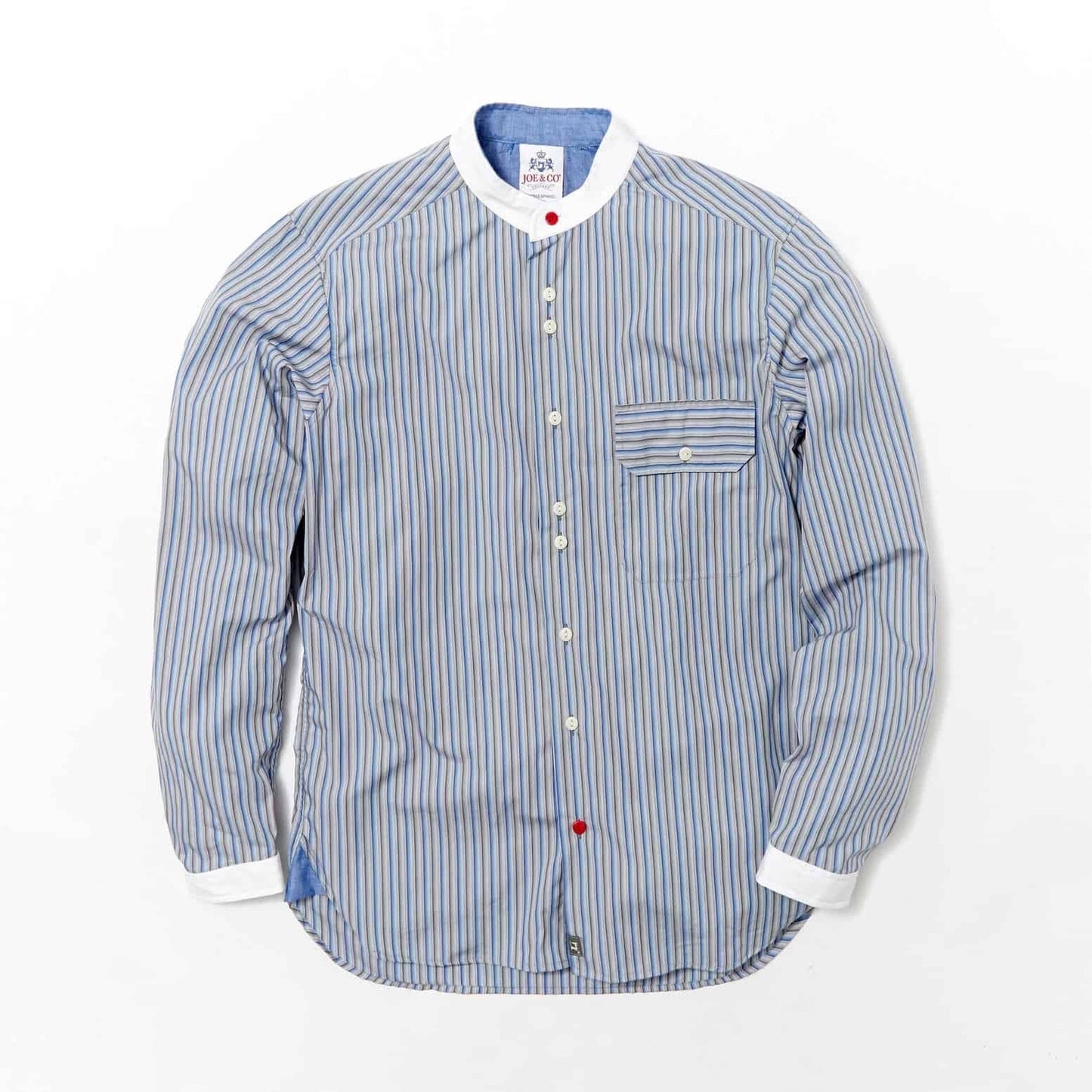 Steptoe Grandad Stripe Shirt